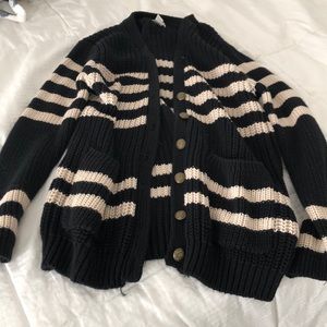 Stripped cardigan